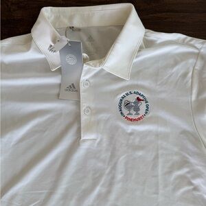 Adidas NWT Men's White Size M Polo Golf  Pinehurst US Adaptive Open